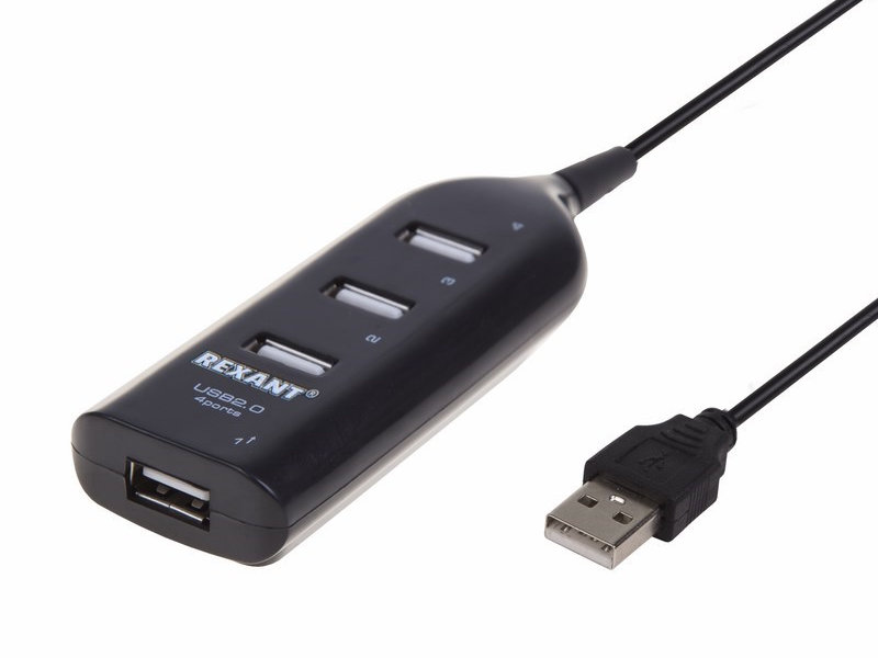 Хаб USB Rexant 4xUSB 2.0 18-4105