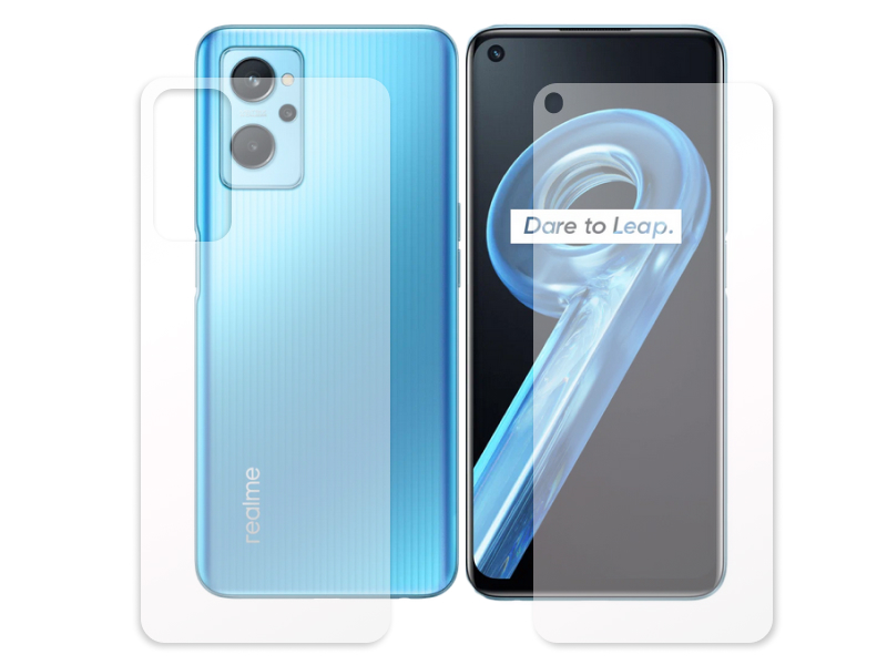 Гидрогелевая пленка LuxCase для Realme 9i 0.14mm Front&Back Transparent 90539