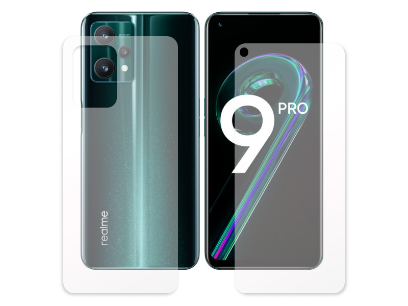 Гидрогелевая пленка LuxCase для Realme 9 Pro 0.14mm Front and Back Transparent 90560