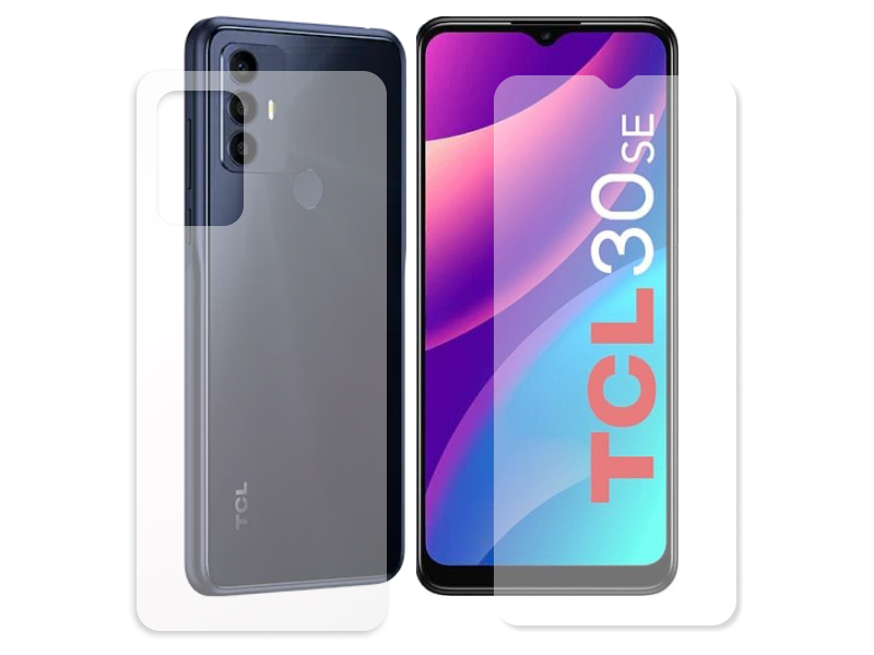 Гидрогелевая пленка LuxCase для TCL 30 SE 0.14mm Matte Front and Back 90590