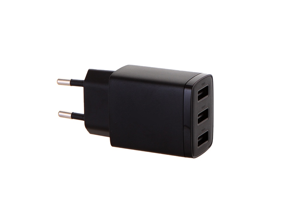 Зарядное устройство Baseus Compact Charger 3U 17W EU Black CCXJ020101