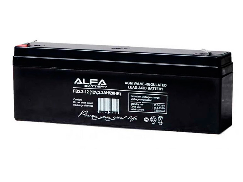 Аккумулятор LFA 12V 2300mAh FB2.3-12