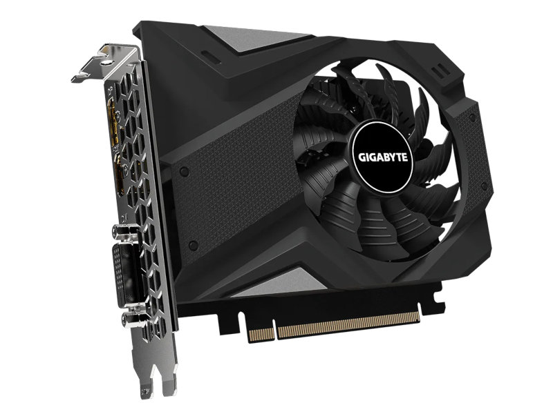 Видеокарта GigaByte GeForce GTX 1630 1815MHz PCI-E 4096Mb 12000MHz 128 bit HDMI DP DVI GV-N1630OC-4GD