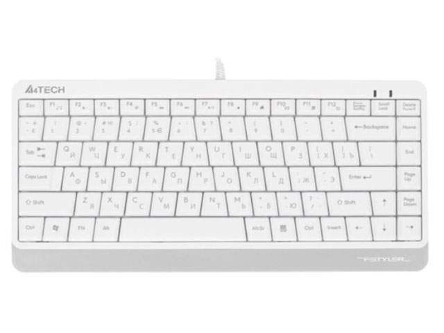   Pleer Клавиатура A4Tech Fstyler FKS11 White-Grey