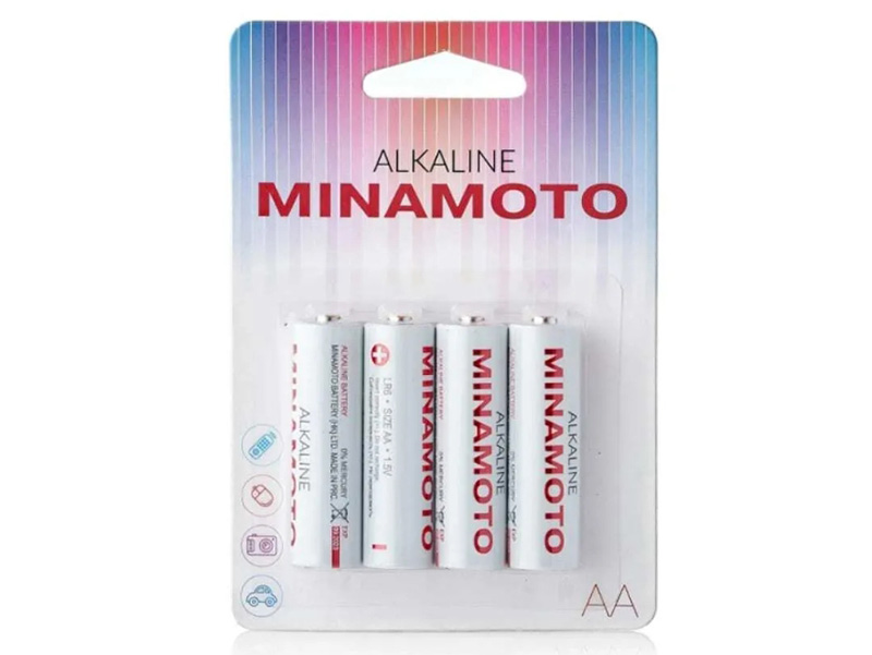 Батарейка AA - Minamoto LR6/4BL (4 штуки)