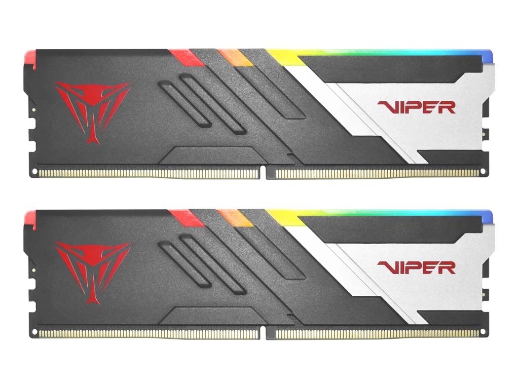 Модуль памяти Patriot Memory Viper Venom DDR5 DIMM 6400Mhz PC5-51200 CL32 - 32Gb Kit (2x16Gb) PVVR532G640C32K