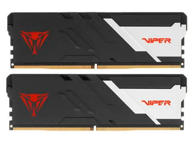 Модуль памяти Patriot Memory Viper Venom Black DDR5 DIMM 6600Mhz PC5-52800 CL34 - 32Gb (2x16Gb) PVV532G660C34K