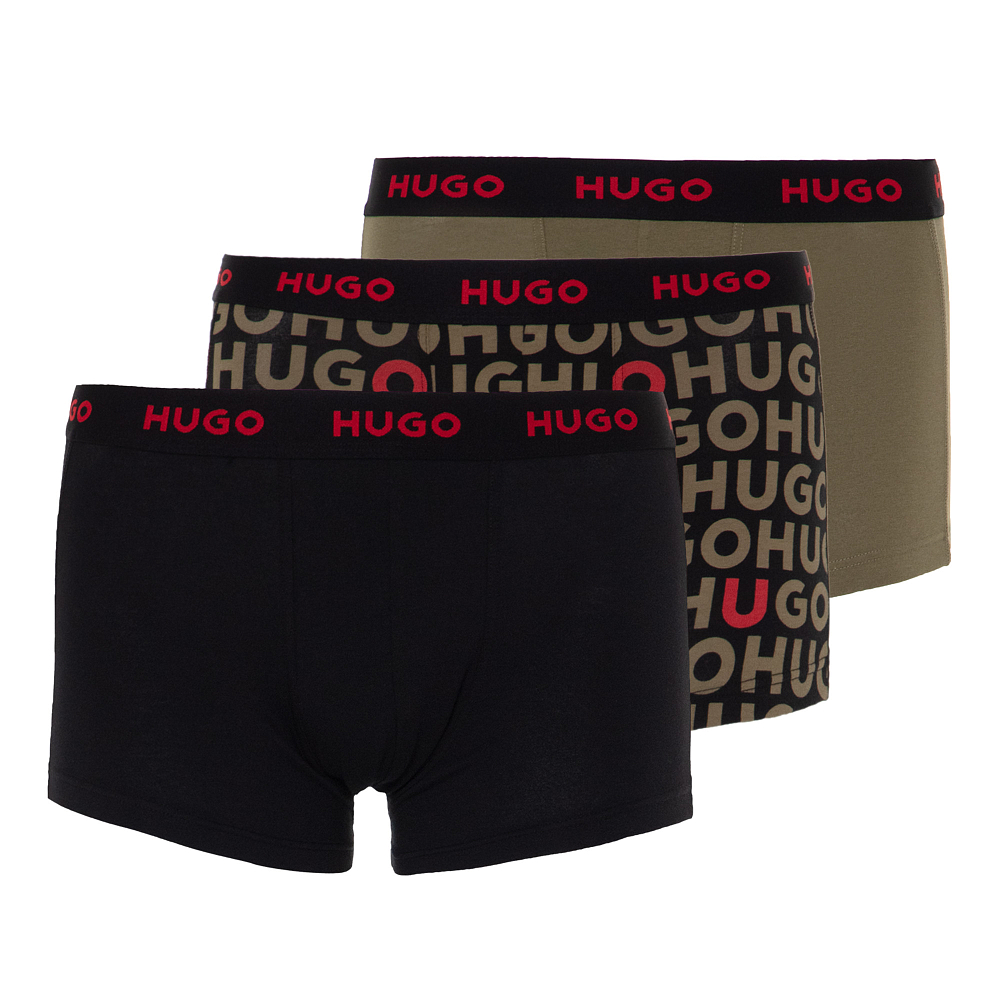 Мужские трусы Medium Grey 3-Pack Logo Waistband Trunk