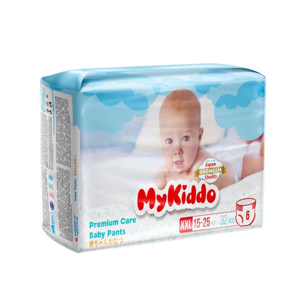 Подгузники и пеленки Подгузники-трусики для детей Premium MyKiddo 15-25кг 32шт р.XXL