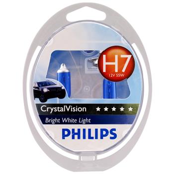 Головной свет  Иксора Лампа головного света (CrystalVision) H7 12V 55W 4300K Блистер 2 шт.