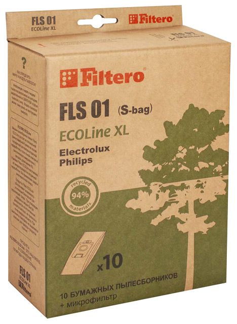  Мешок для пылесоса Filtero FLS-01 (S-bag) (10) ECOLine XL
