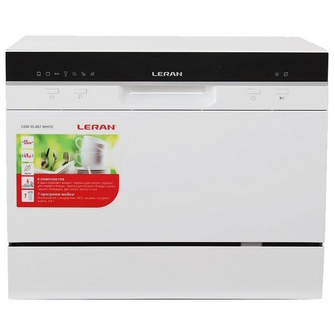  Посудомоечная машина Leran CDW 55-067 WHITE