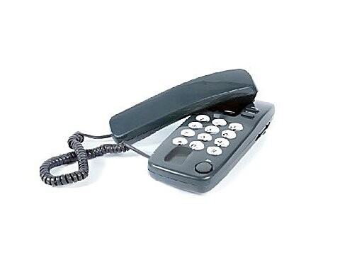  Проводной телефон Вектор 256/01 DARK GREY