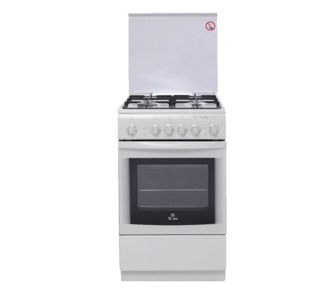   Империя Техно Газовая плита De Luxe 5040.41г (кр) чуг. решетки