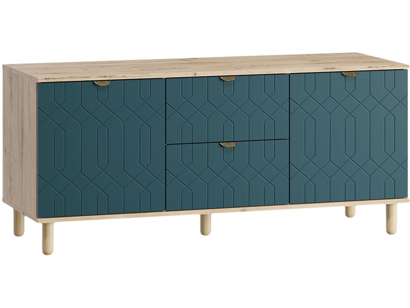 Комоды, буфеты и тумбы  ReRooms ТВ-тумба Теджонс Deco Aquamarine