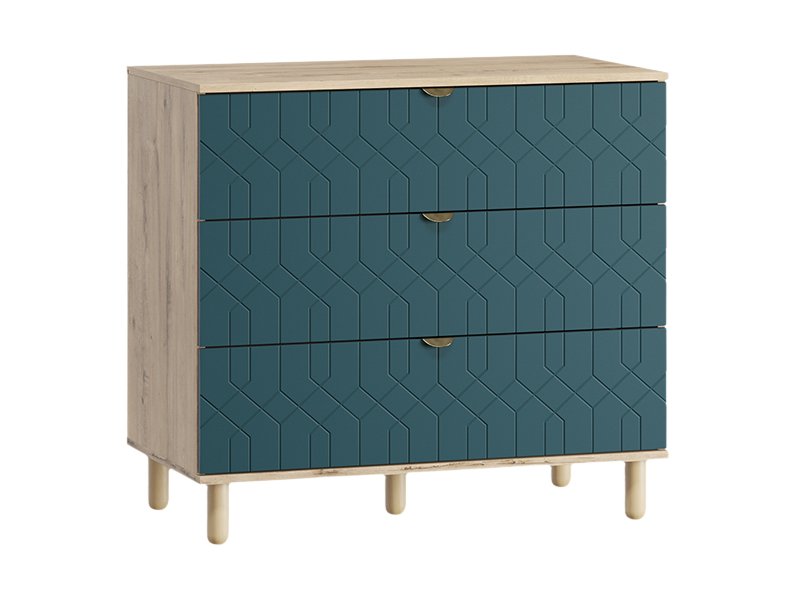 Комоды, буфеты и тумбы  ReRooms Комод Теджонс-3 Deco Aquamarine