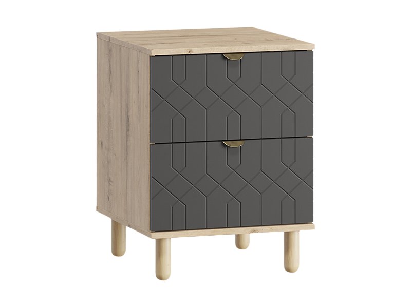 Комоды, буфеты и тумбы Тумба прикроватная Теджонс Deco Grafit