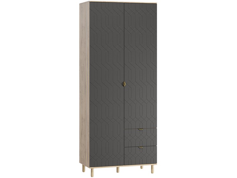 Распашной шкаф Теджонс-2 Deco Grafit