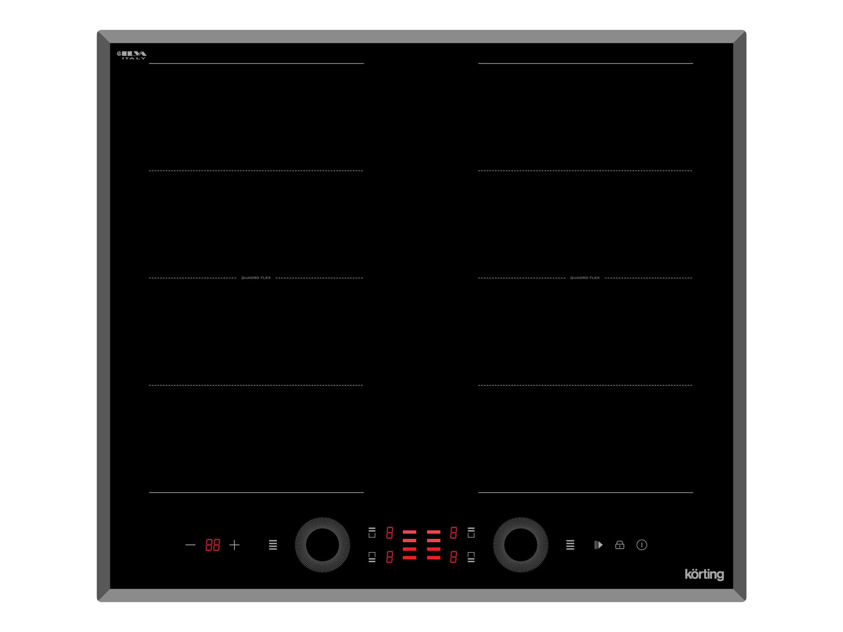 Варочные панели  ReRooms Варочная панель KORTING HIB 68700 B Quadro