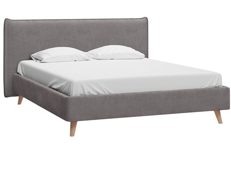 Кровать Кьево 160 Velvet Grey