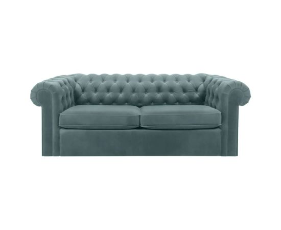 Диван Chesterfield (бирюзовый, маленький, 208, 105, Ткань Italia 21)