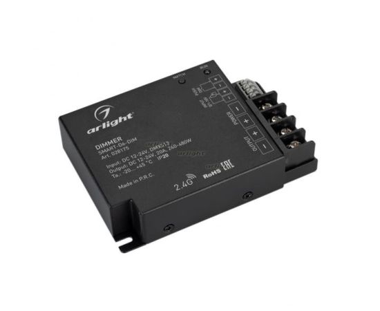 Диммер SMART-D6-DIM (12-24V, 1x20A, 2.4G)