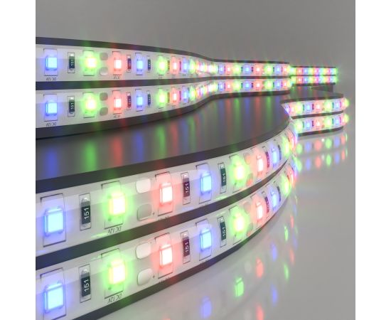 Лента светодиодная 12V 14,4W 60Led 5050 IP65 RGB, 5м