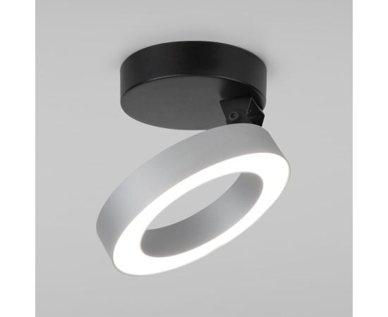 Накладной светодиодный светильник Spila серебро 12W 4200К 25105/LED