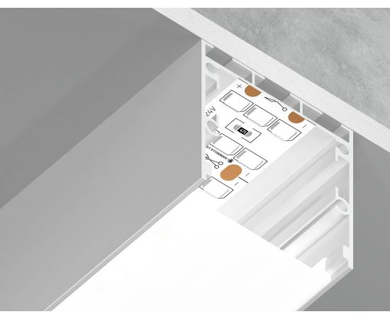 Алюминиевый профиль накладной/подвесной Profile System для ленты до 26мм Ambrella Light ILLUMINATION