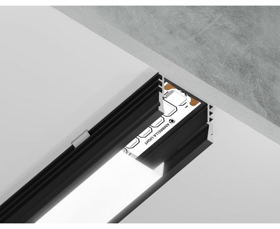 Комплектующие  ReRooms Алюминиевый профиль накладной для ленты до 15мм Ambrella Light ILLUMINATION