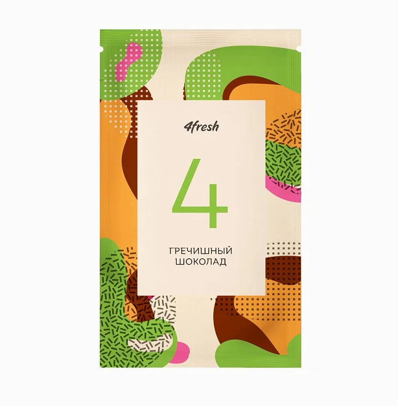   Synergetic Шоколад белый гречишный 4fresh FOOD, 25 г