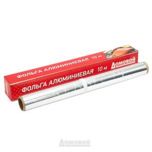 Фольга алюминиевая Домовой, 0.30х10 м