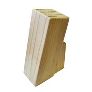 Наборы ножей  Домовой Подставка для ножей Regent Inox Block, 20 х 12 х 8 см, сосна