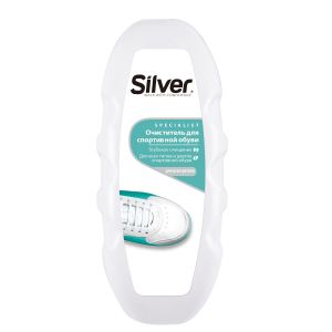 Губка-очиститель для спортивной обуви Silver для всех типов и цветов, 80 мл