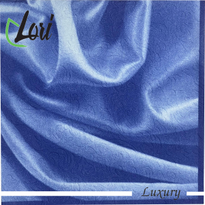 Салфетки и скатерти Салфетки бумажные Lori Luxury Синие, 16 шт, 3 слоя, 33х33 см