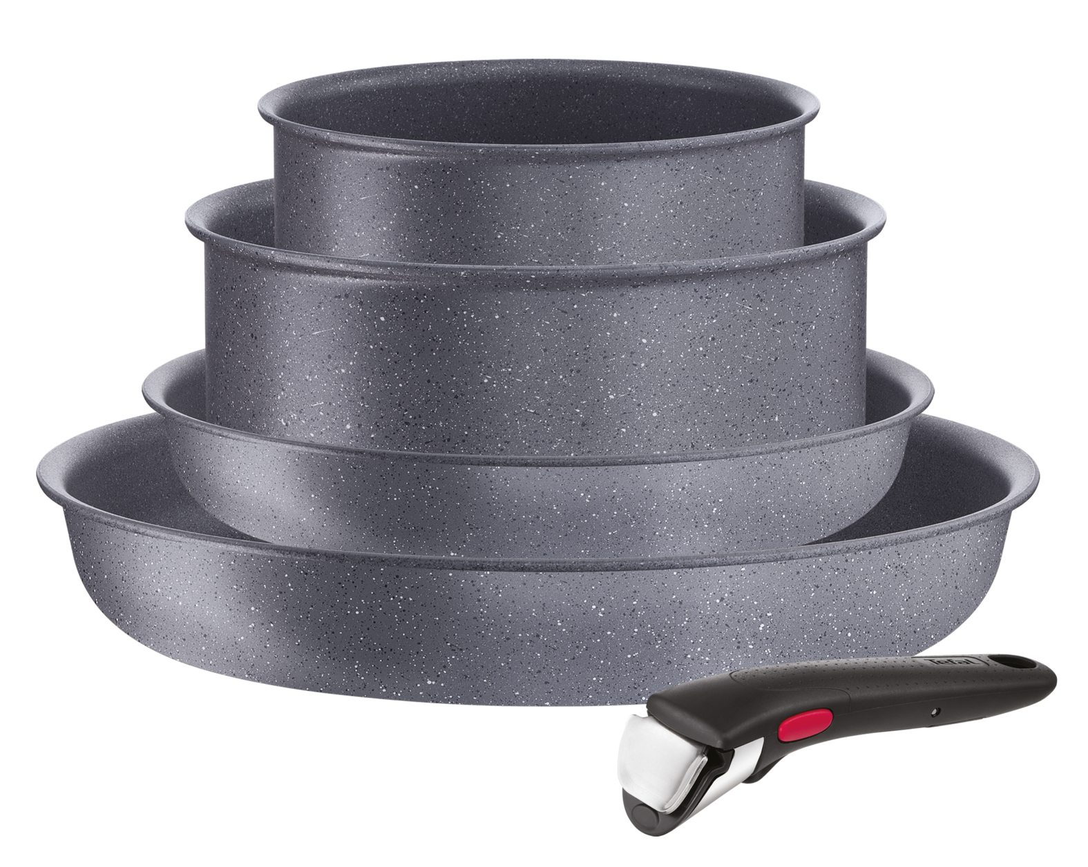  Tefal Набор посуды со съемной ручкой Ingenio Natural Force 5 предметов 16/20/22/28 см L3969053