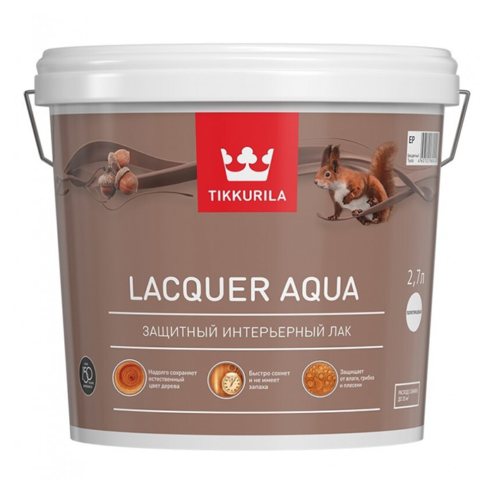  Euro Lacquer Aqua 2,7 л полуматовый