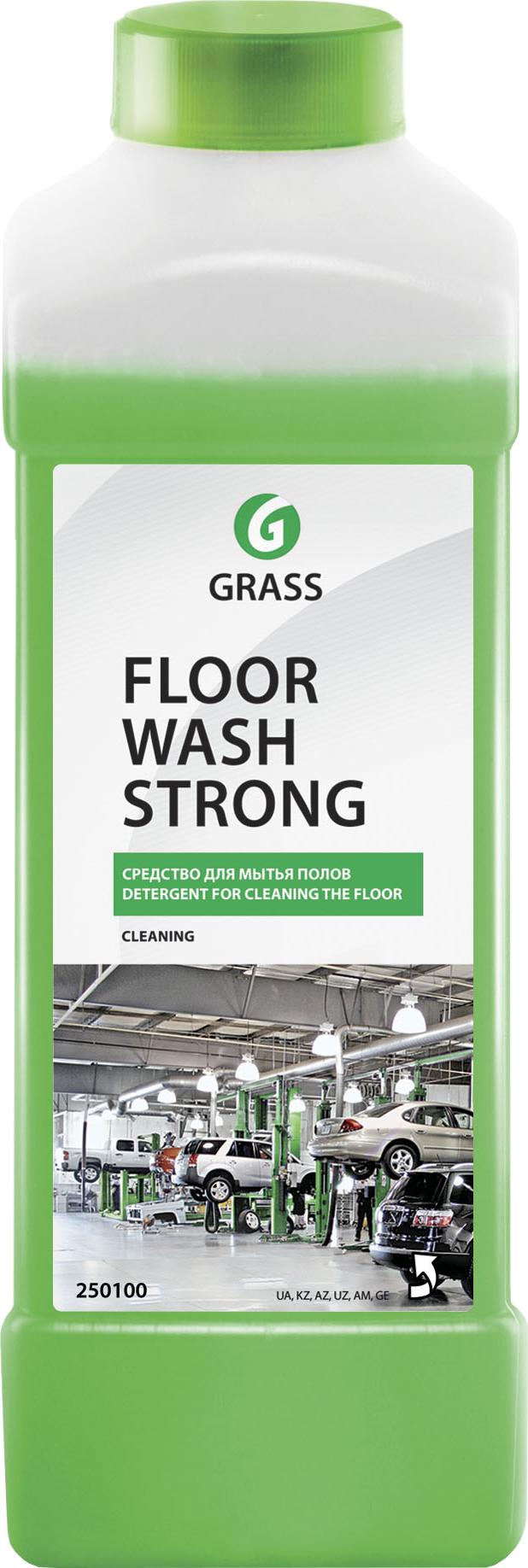 Клининг Средство для мытья пола Grass Floor Wash Strong щелочное 1 л