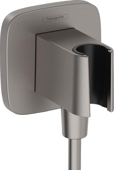 Шланговое подключение Hansgrohe Fixfit Q 26887340, черный хром шлифованный