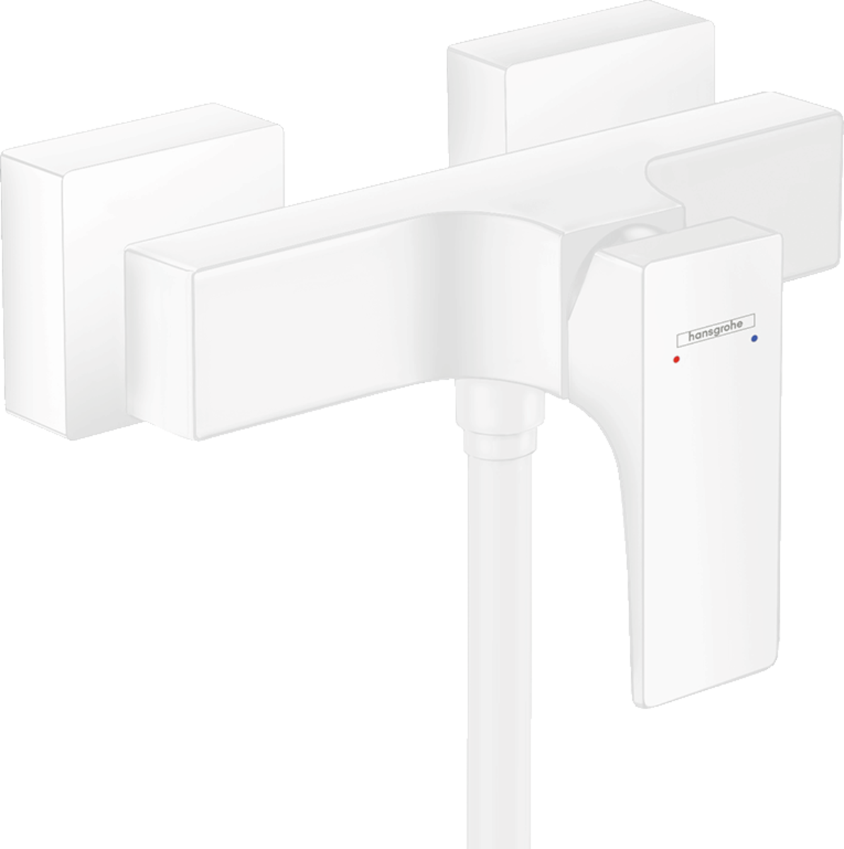 Смеситель для душа Hansgrohe Metropol 32560700, белый матовый