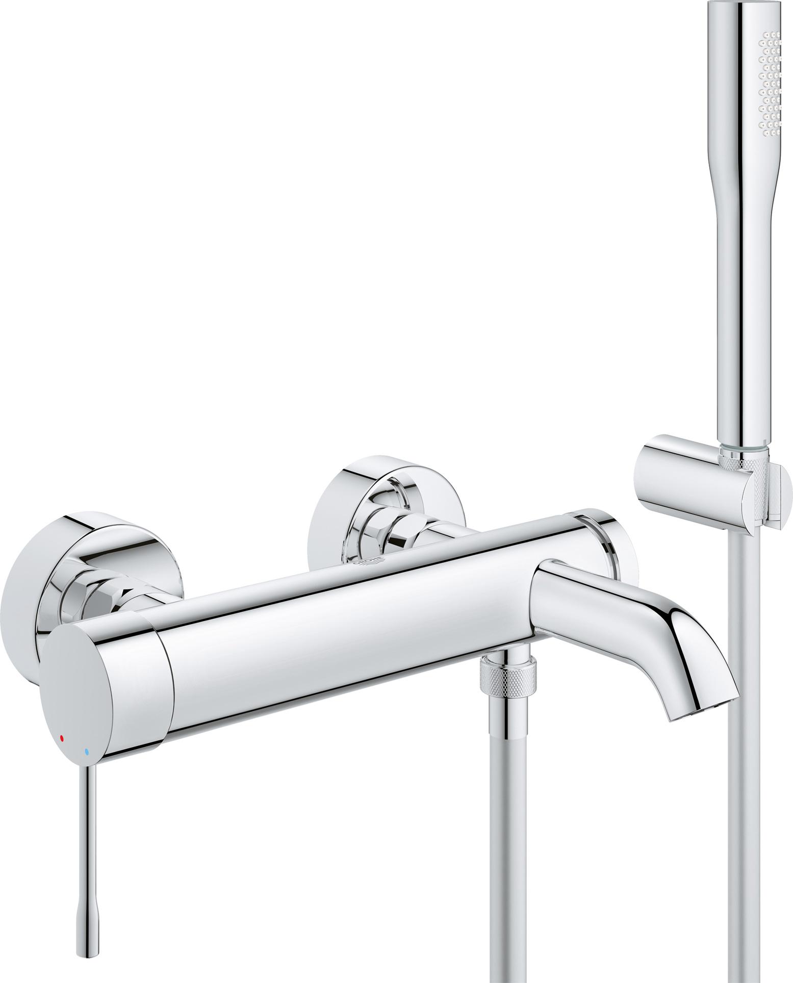 Смесители для ванны  Топ Сантехника Смеситель Grohe Essence New 33628001 для ванны с душем