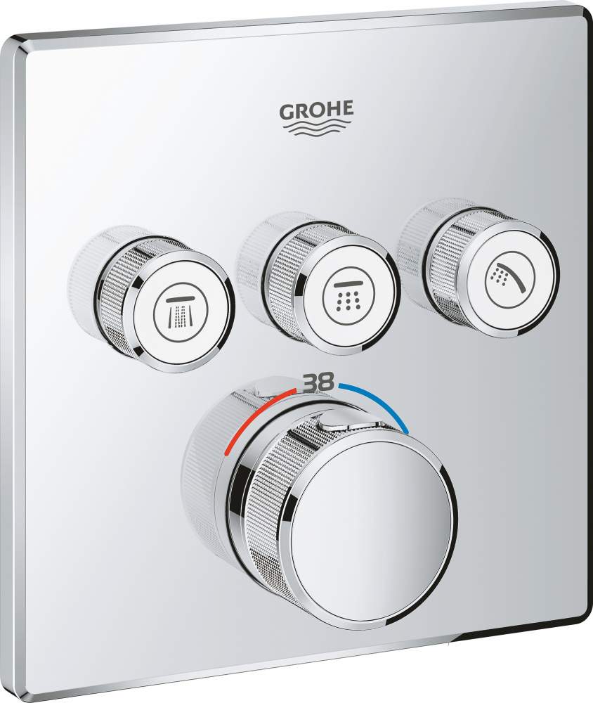 Смесители для ванны  Топ Сантехника Термостат Grohe Grohtherm SmartControl 29126000 для ванны с душем