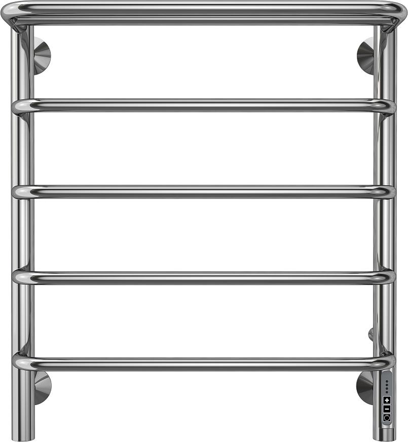   Топ Сантехника Полотенцесушитель электрический Larusso Стандарт П5 50x60 4670078536419 с полкой, хром