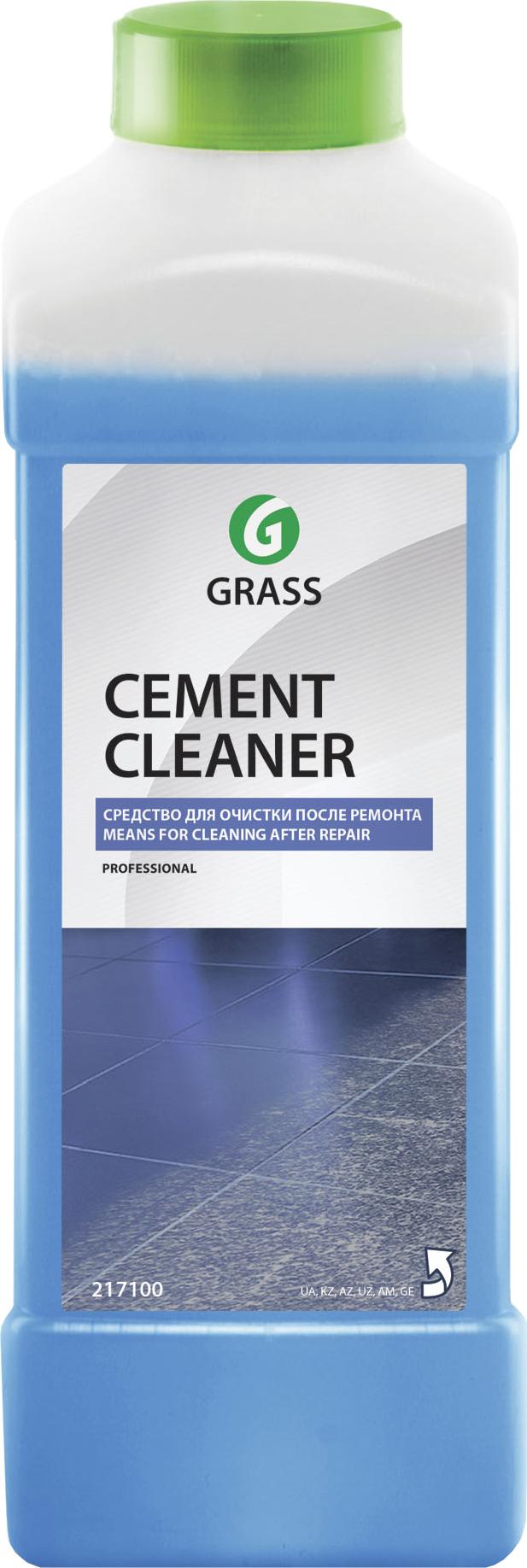 Клининг  Топ Сантехника Промышленный очиститель Grass Cement Cleaner после ремонта 1 л