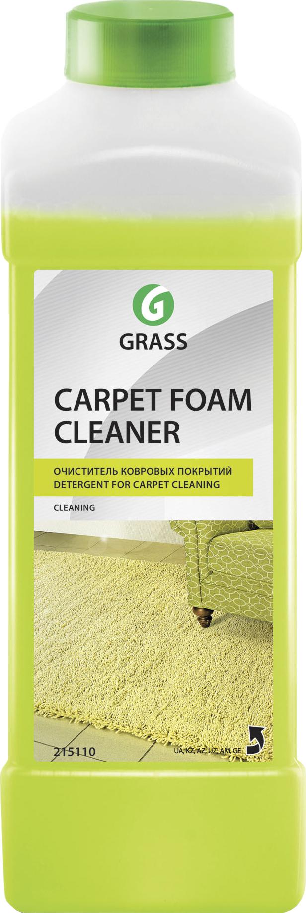 Клининг  Топ Сантехника Очиститель ковровых покрытий Grass Carpet Foam Cleaner 1 л