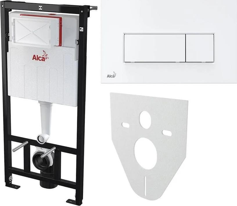 Система инсталляции для унитазов AlcaPlast AM101/1120-4:1 RU M570-0001 с кнопкой смыва