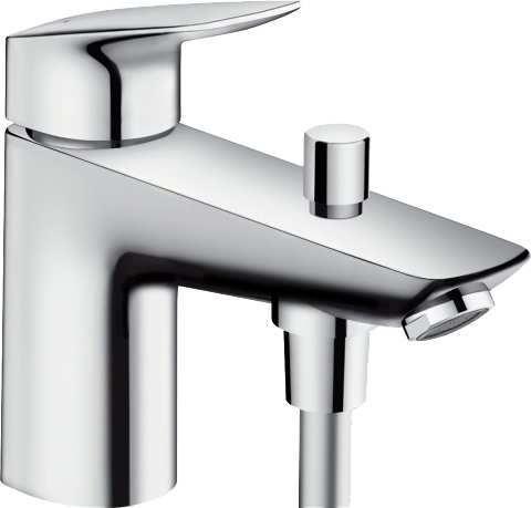 Смесители для ванны  Топ Сантехника Смеситель на борт ванны Hansgrohe Logis 71312000, хром