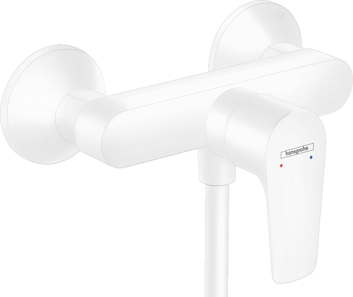 Смеситель для душа Hansgrohe Talis E 71760700, белый матовый