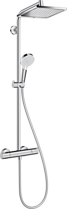 Душевая система Hansgrohe Crometta E 240 1jet Showerpipe EcoSmart 27281000