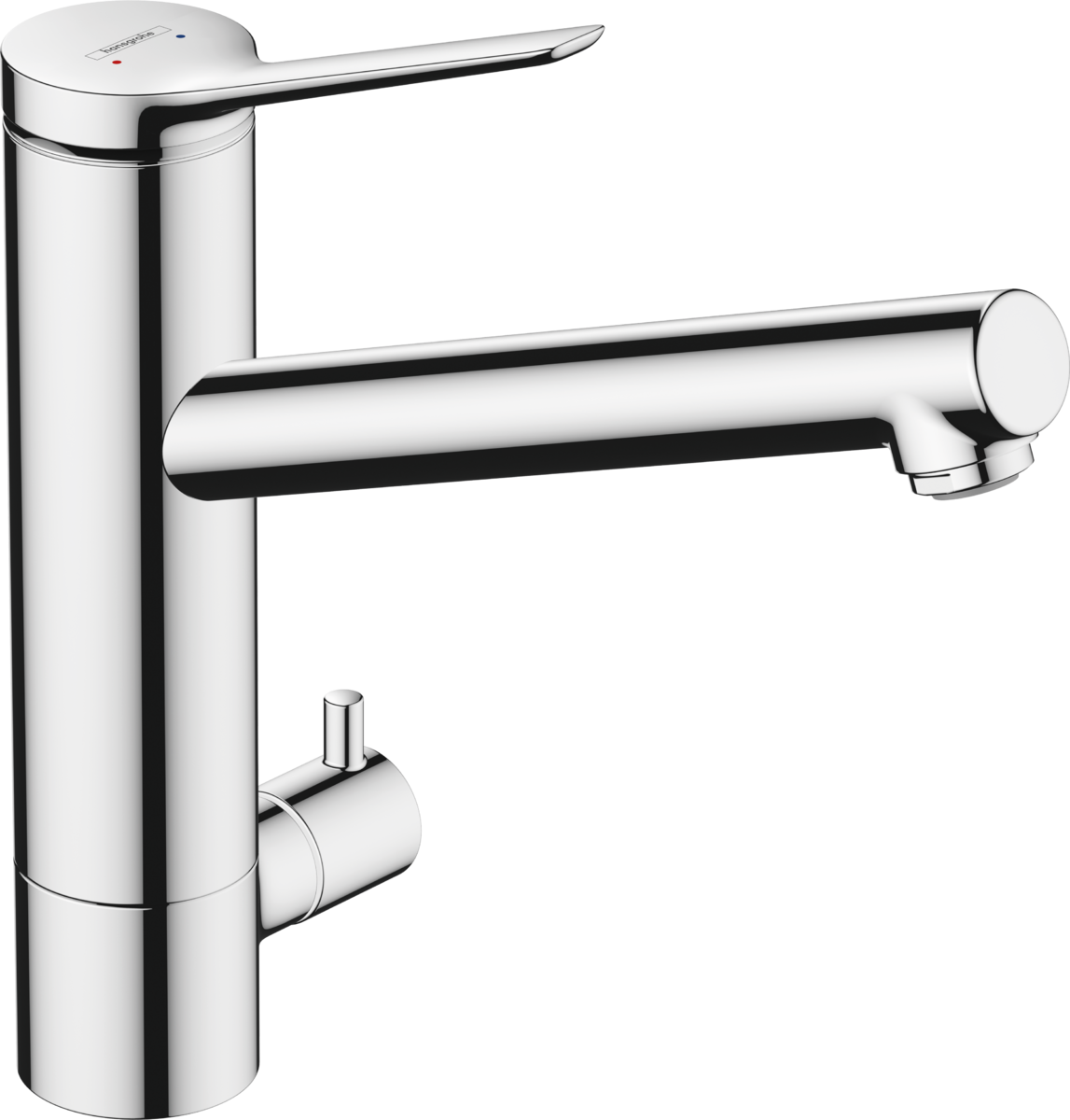 Смеситель для кухни Hansgrohe Zesis M33 1jet с запорным вентилем 74808000, хром